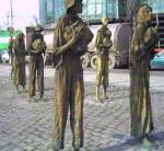 Dublins famine statues