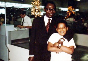 Obama with dad