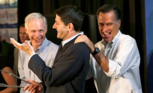 Sen. Ron Johnson, fellow Wisconsin Republican Paul Ryan, and some other guy