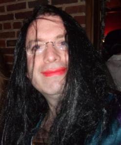 Dana Millbank in drag