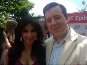 Ed Henry with Kim Kardashian