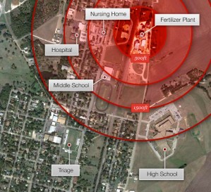 west_texas_fertilizer_plant_blast_map