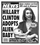 hillary clinton alien&nbsp;baby