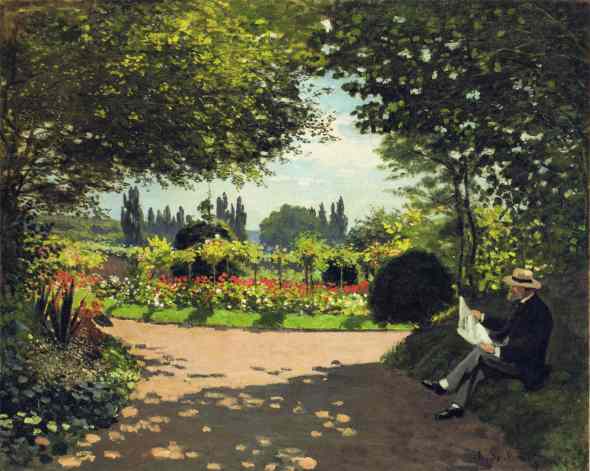 adolphe-monet-reading-in-the-garden(1)