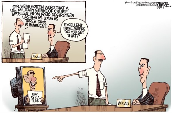 Syria Plan by Rick McKee