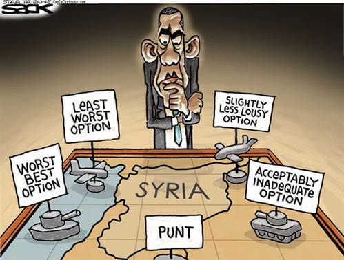 Syria War Room, by Steve Sack