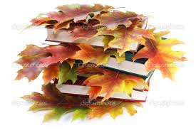 leaves books