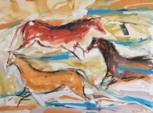 Cave Horses, Elaine de Kooning