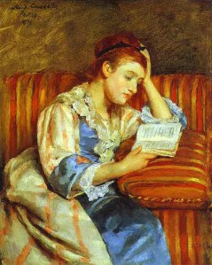 Mary Cassatt, Young Woman Reading
