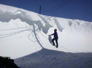 Snowdrift in Antarctica