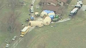 FBI vehicles surround home of 91-yr-old Don Miller