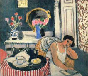 Henri Matisse, Woman Reading with Tea