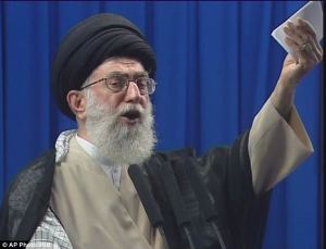 Iran's supreme leader Ayatollah Khamenei in 2009