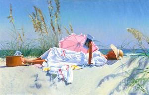 Beach Recliner, Candace Lovely