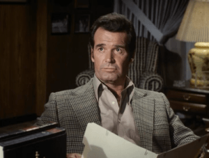Jim Rockford reading file
