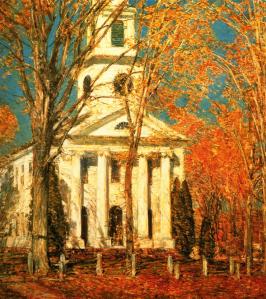 Childe Hassam, Church at Old Lyme (Connecticul)