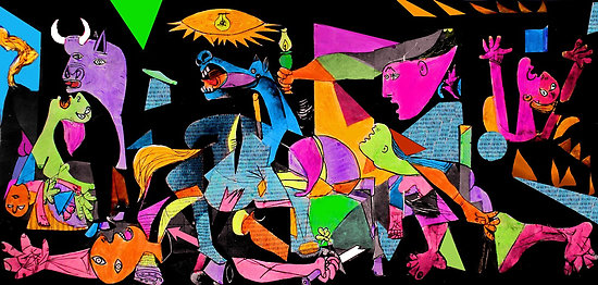 Technicolor Guernca, by Loui Jouver