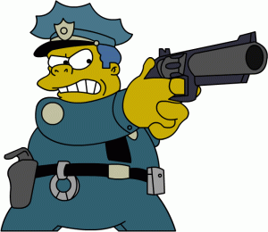 simpsons policeman