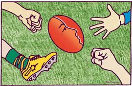 Jim Pavlidis, Football violence against women