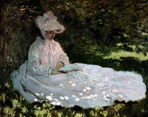 A Woman Reading, Claude Monet