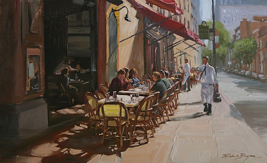 Morning Coffee in the City, by Michele Byrne