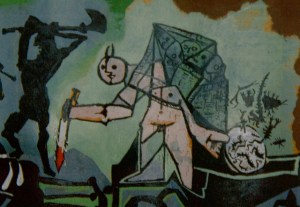 From Picasso's War, a commentary on race hatred