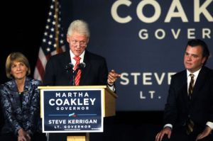 Bill Clinton stumps for Coakley