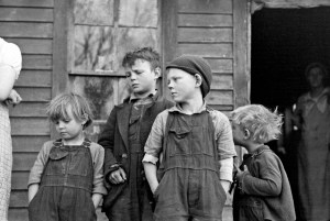 Russell Lee - Children of Frank Moody, Miller Township, Woodbury County, Iowa, 1936