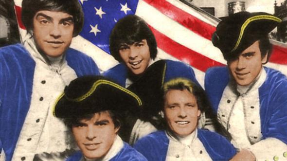 Paul Revere (second from right) and the Raiders