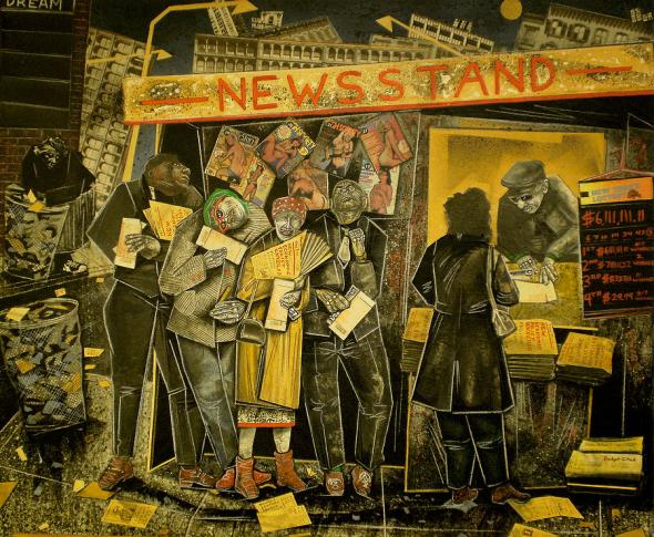 Newsstand, by Sol Robbins
