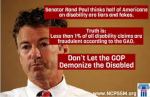 ron paul disability