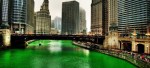Chicago river green