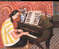 Woman at the piano matisse