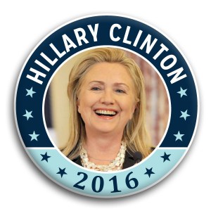 Hillary button