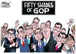 Cartoonist Gary Varvel: Fifty shades of GOP presidential&nbsp;hopeful