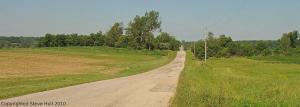 A country road in Randolph County, Indiana