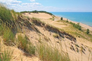 The Indiana Dunes at Lake Michigan