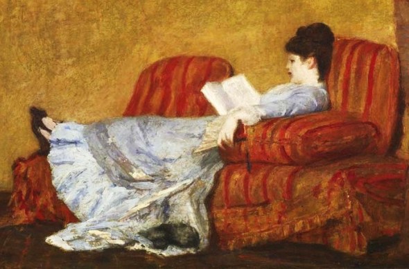 Young Lady Reading, by Mary Cassatt