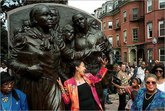 Harriet Tubman memorial in Boston's South End