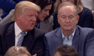 Donald Trump and Bill O'Reilly before the feud