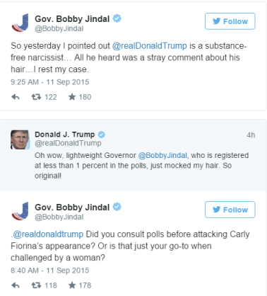 trump jindal tweets