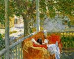 Couch on the Porch, Cos Cob, Frederick Childe&nbsp;Hassam