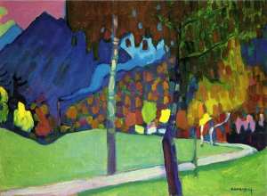 Autumn Study near Oberau, Kandinsky