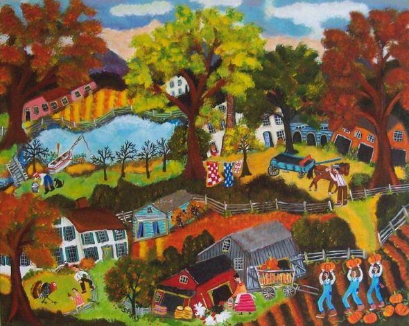 The Thanksgiving Turkey, by Sharon Eyres