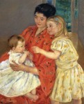 Mary Cassatt – Mother and Sara Admiring the&nbsp;Baby