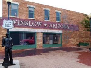 Take it easy corner in Winslow, Arizona