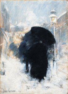 Frederick Childe-Hassam, A New York Blizzard