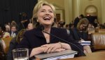 Hillary laughing