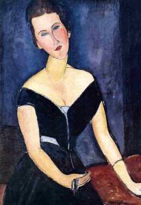amedeo-modigliani-XX-Madame-Georges-van-Muyden-1917