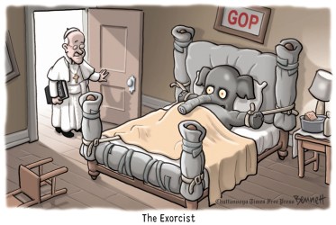 Clay Bennett editorial cartoon